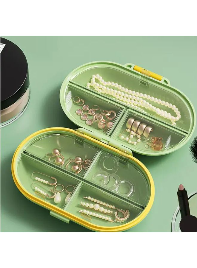 Royal Blue 7 Day Weekly Pill Organizer Box Portable Medication Case Travel Home - Image 4
